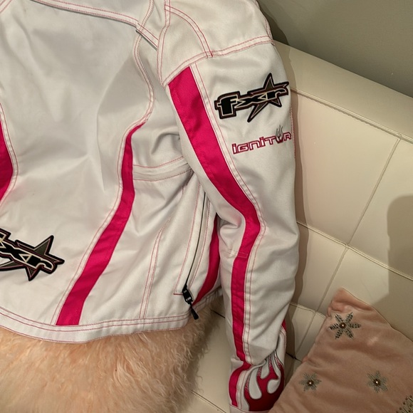 Ladies motorcycle jacket by FXRracing , excellent condition, size 6, XS -S - Picture 3 of 13